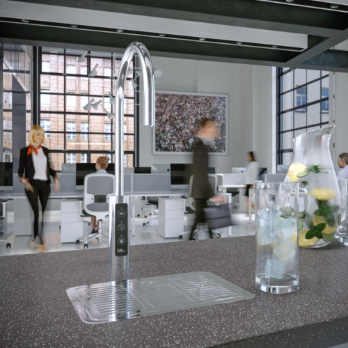 U1 Under Counter Water Cooler with Tap and Overstrom